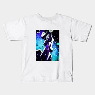 RIBBON VIOLET Kids T-Shirt